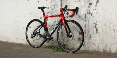 Шоссейный велосипед Pinarello PRINCE DISK black/red Shimano ULTEGRA R8020 Fulcrum RACING 500 DB (2020)