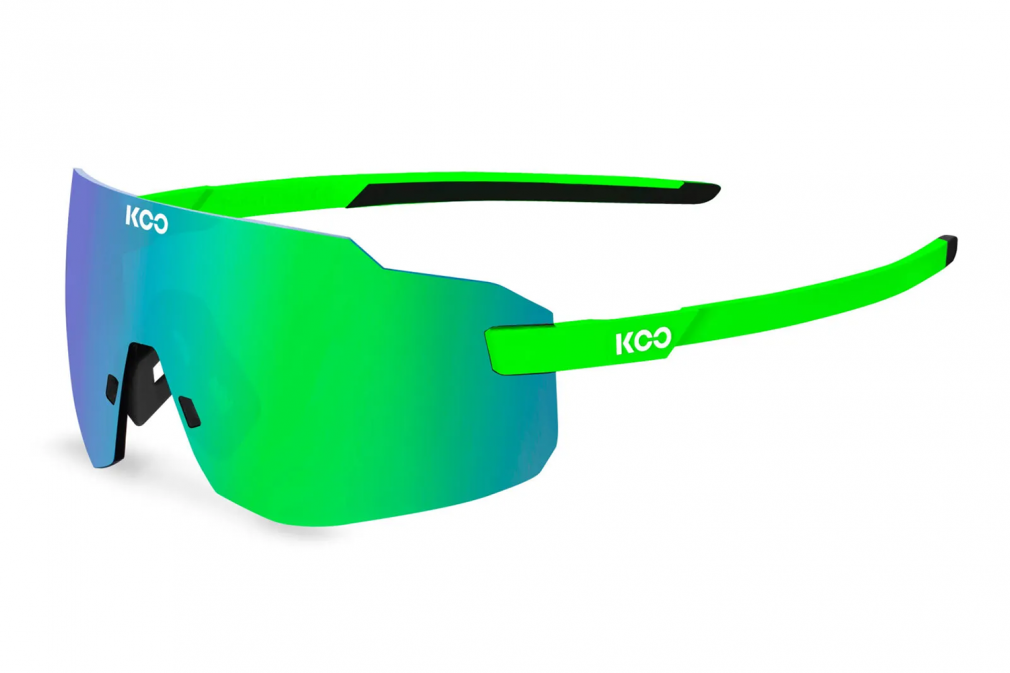 Очки солнцезащитные KOO SUPERNOVA (лайм/зеркальные зелёные)
