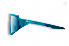 Очки солнцезащитные KOO SPECTRO LUCE (прозрачные голубые / зеркальные бирюзовые)
