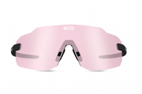 Очки солнцезащитные KOO SUPERNOVA (матовые чёрные/фотохромные розовые)