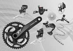 Черная Shimano Deore XT M780