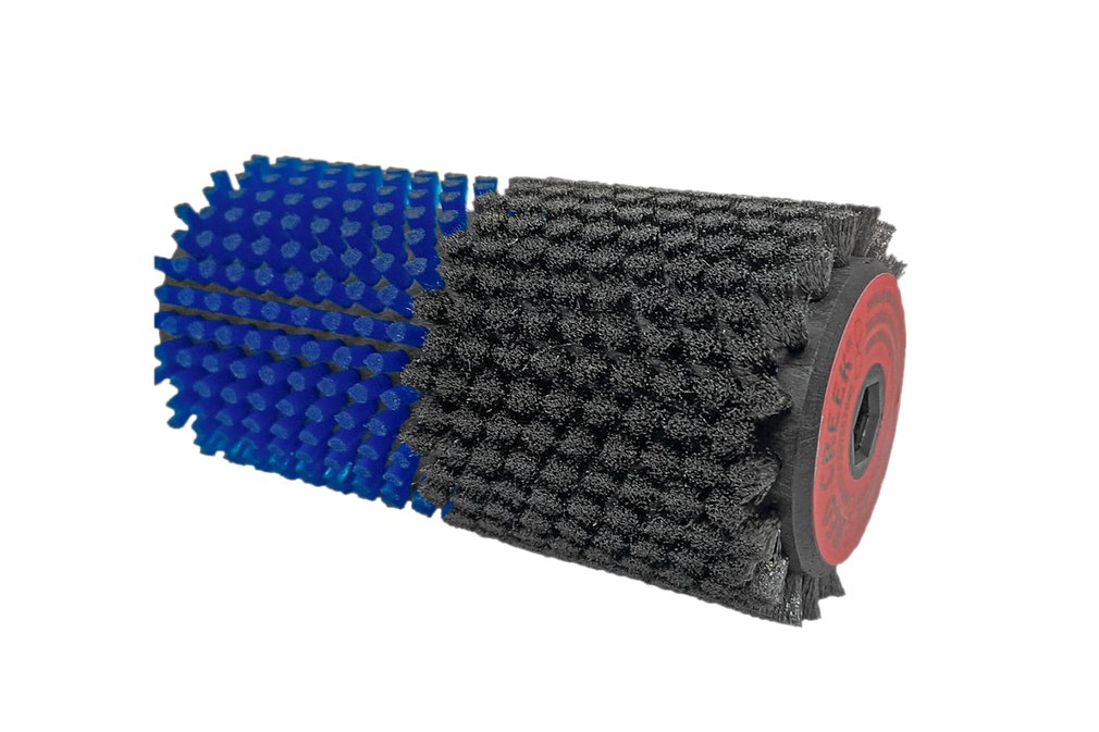 Щётка для обработки лыж RED CREEK 2172 COMBI XC (ультратонкая сталь/синий нейлон)