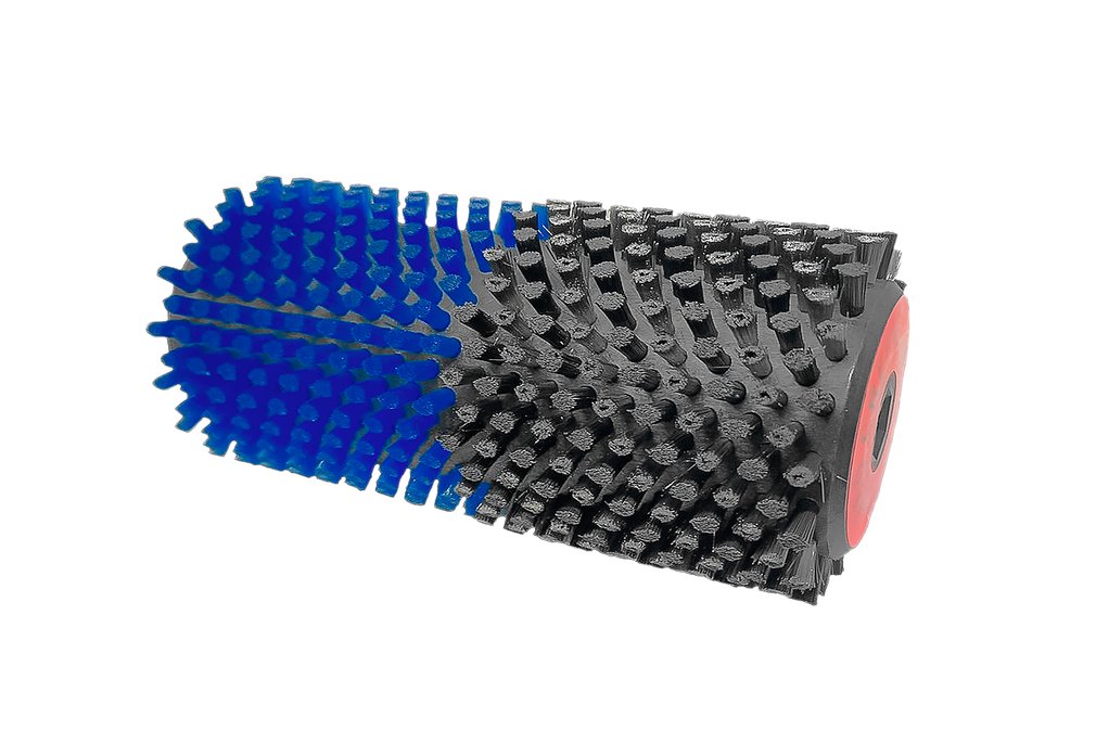 Щётка для обработки лыж RED CREEK 2175 COMBI XC (ультратонкая сталь жёсткая/синий нейлон)