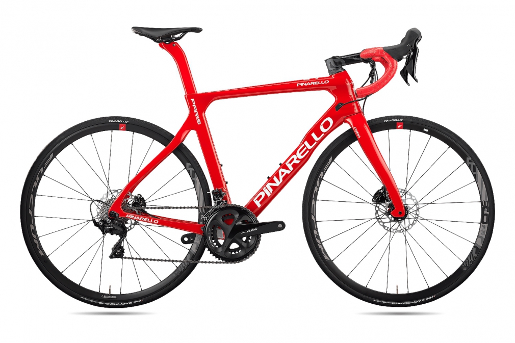 Шоссейный велосипед Pinarello PARIS DISK RED Shimano 105 R7000 Fulcrum RACING 700 DB (2021)
