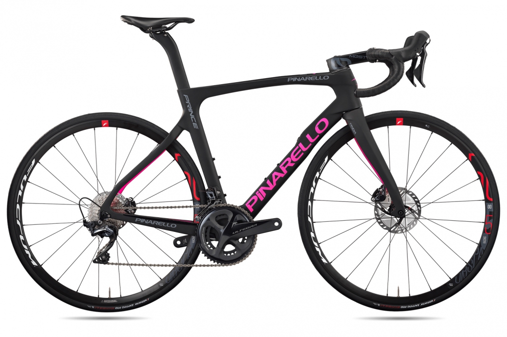 Шоссейный велосипед Pinarello PRINCE DISK TiCR Shimano ULTEGRA R8070 Di2 Fulcrum RACING 500 DB (2021)