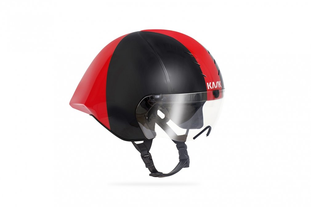 Велошлем Kask MISTRAL (чёрный/красный)