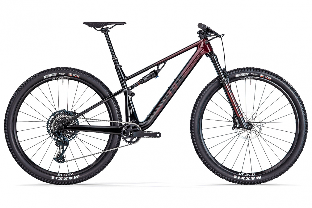 Велосипед BMC FOURSTROKE LT ONE (бордово-красный/чёрный/карбон) SRAM GX EAGLE DT SWISS M 1900 (2024)