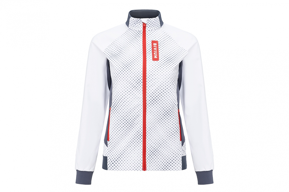 Куртка BIVIUM БАЛАНС 3.0 (женская, белая/серая)