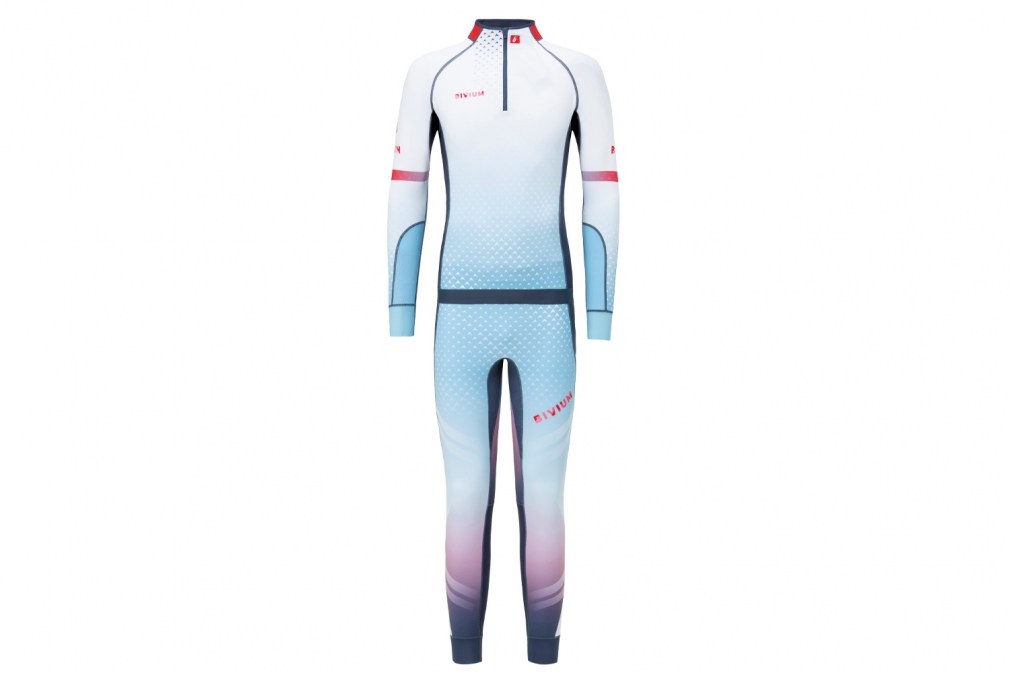 Костюм BIVIUM ЭНЕРГИЯ 2.0 (мужской, белый/голубой/красный)