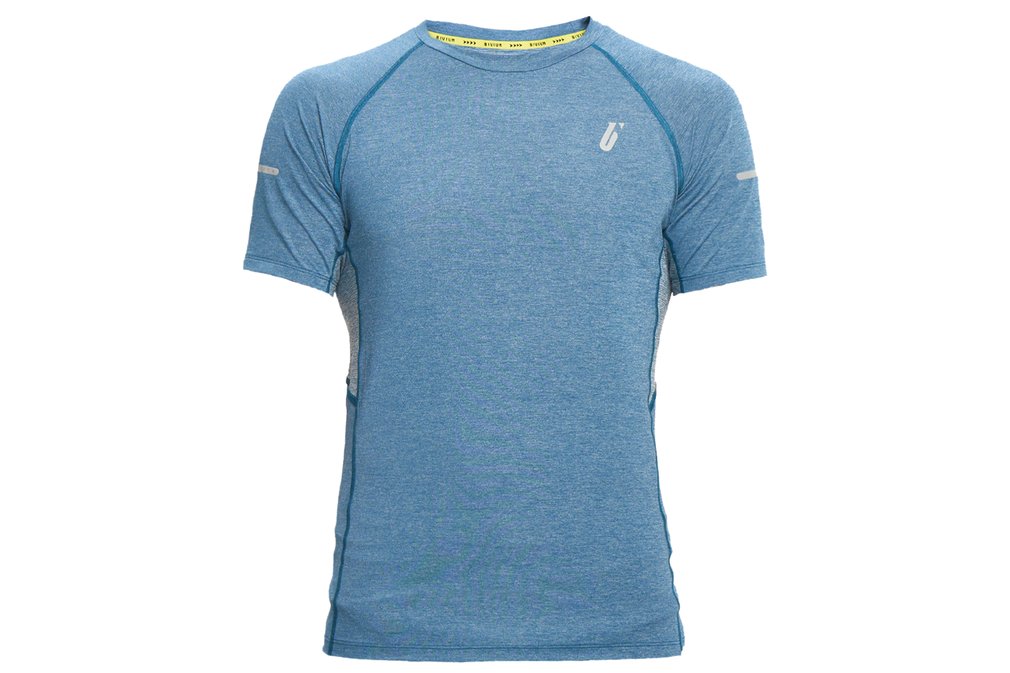 Беговая футболка BIVIUM ГОРКИ (мужская, голубая)