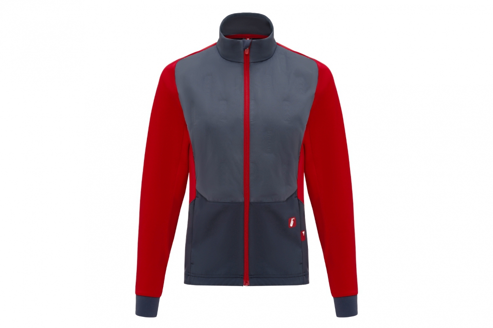 Женская куртка BIVIUM КЛАССИК 2.0 (женская, серая/красная)