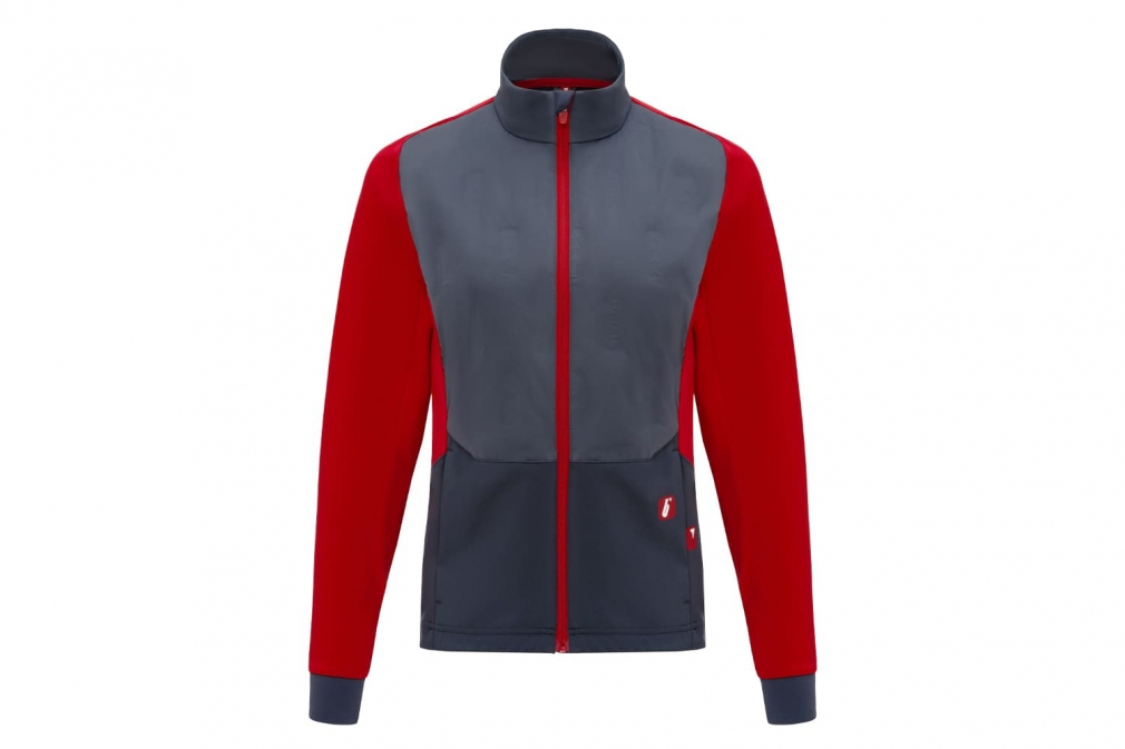 Женская куртка BIVIUM КЛАССИК 2.0 (женская, серая/красная)