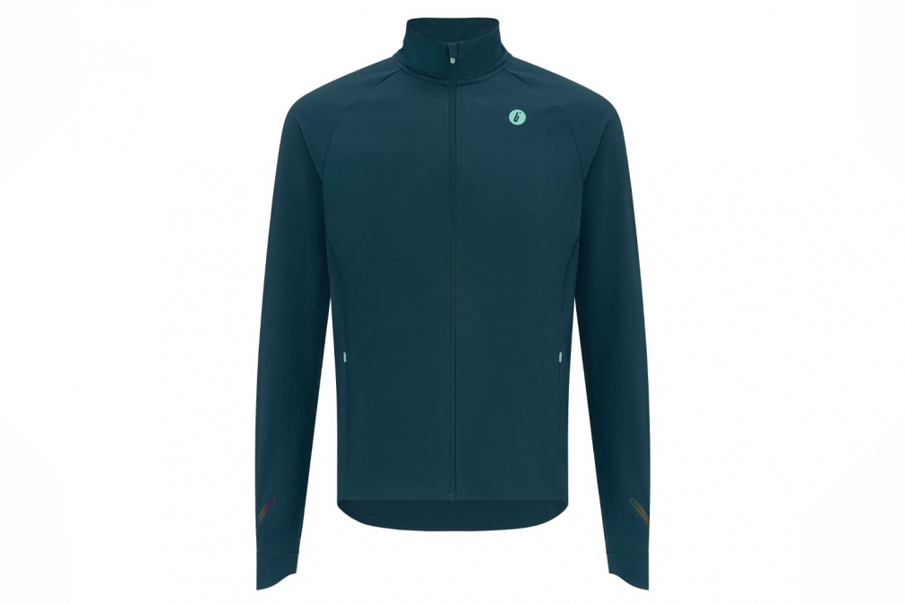 Беговая куртка BIVIUM КОМПАКТ 3.0 (мужская, сине-зелёная)