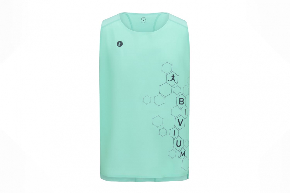 Беговая майка BIVIUM SUPER 1.0 (мужская, ментоловая)