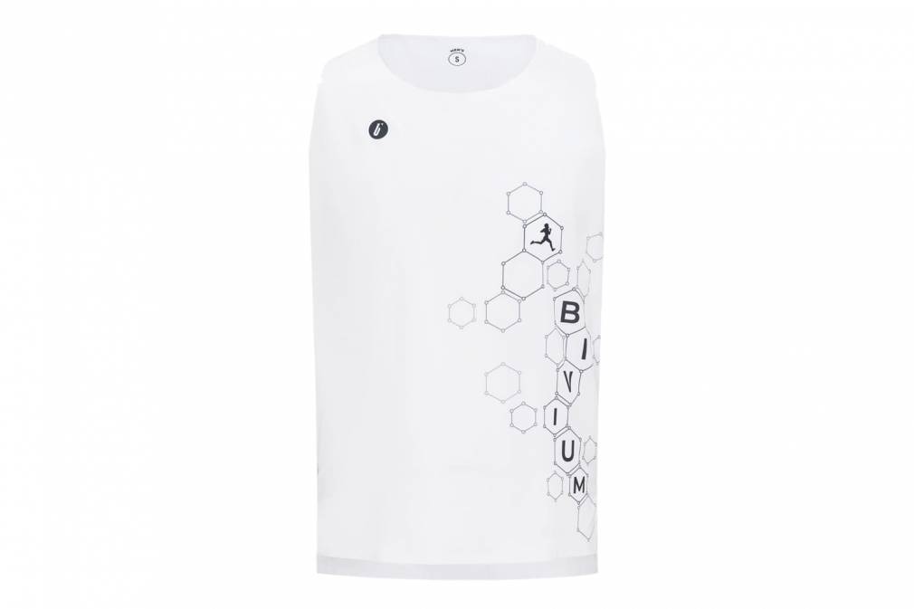 Беговая майка BIVIUM SUPER 1.0 (мужская, белая)