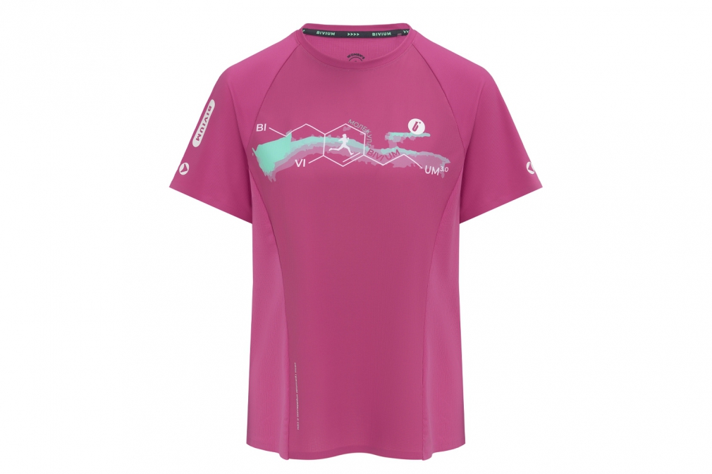 Беговая майка BIVIUM ТАЙМ 2.0 (женская, фуксия)