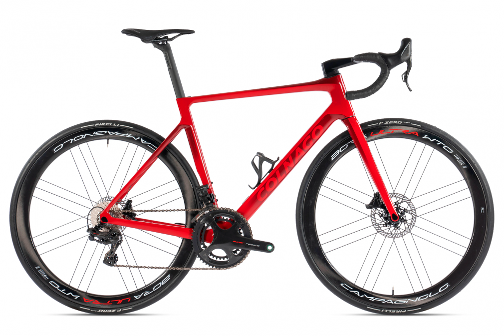 Велосипед COLNAGO V4Rs DISC (красный) SHIMANO DURA-ACE DI2 12s CAMPAGNOLO BORA ONE 50 DB (2023)