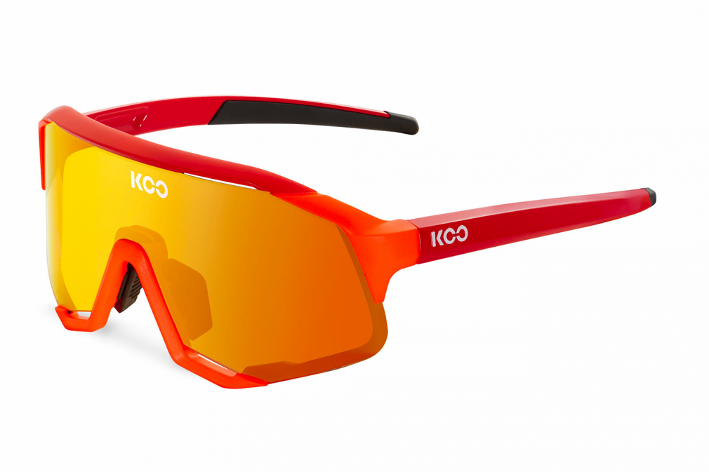 Очки солнцезащитные KOO DEMOS (оранжевые/зеркальные красные)