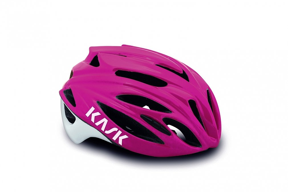 Велошлем Kask RAPIDO (фуксия/белый)