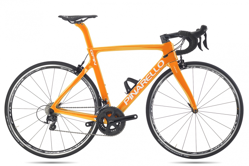 Шоссейный велосипед Pinarello GAN Orange Shimano 105 R7000 LC Fulcrum RACING SPORT (2019)