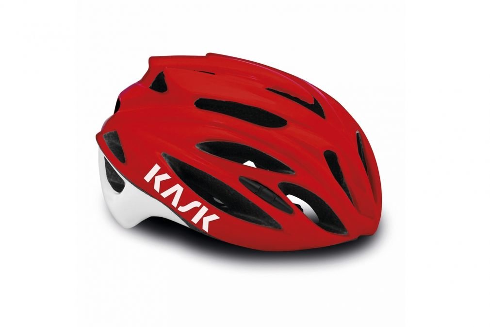 Велошлем Kask RAPIDO (красный/белый)