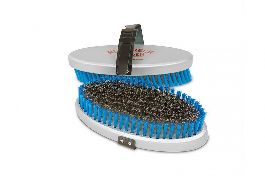 Щётка для обработки лыж RED CREEK 054 OVAL STEEL COARSE/BLUE NYLON EDGE