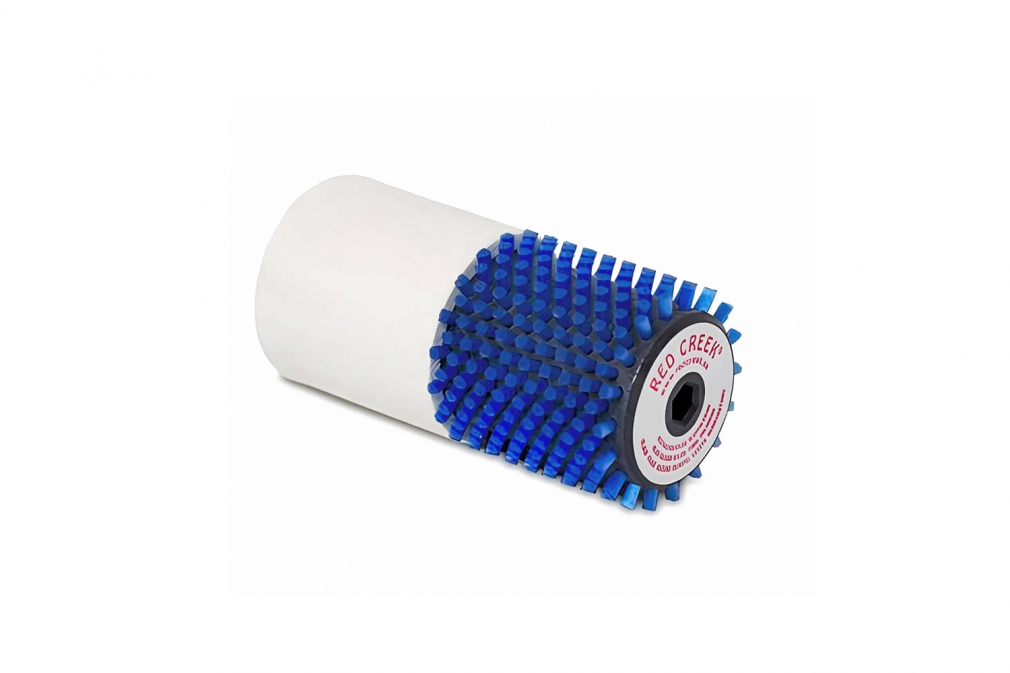 Щётка для обработки лыж RED CREEK 171 COMBI XC FELT/BLUE NYLON 140 MM