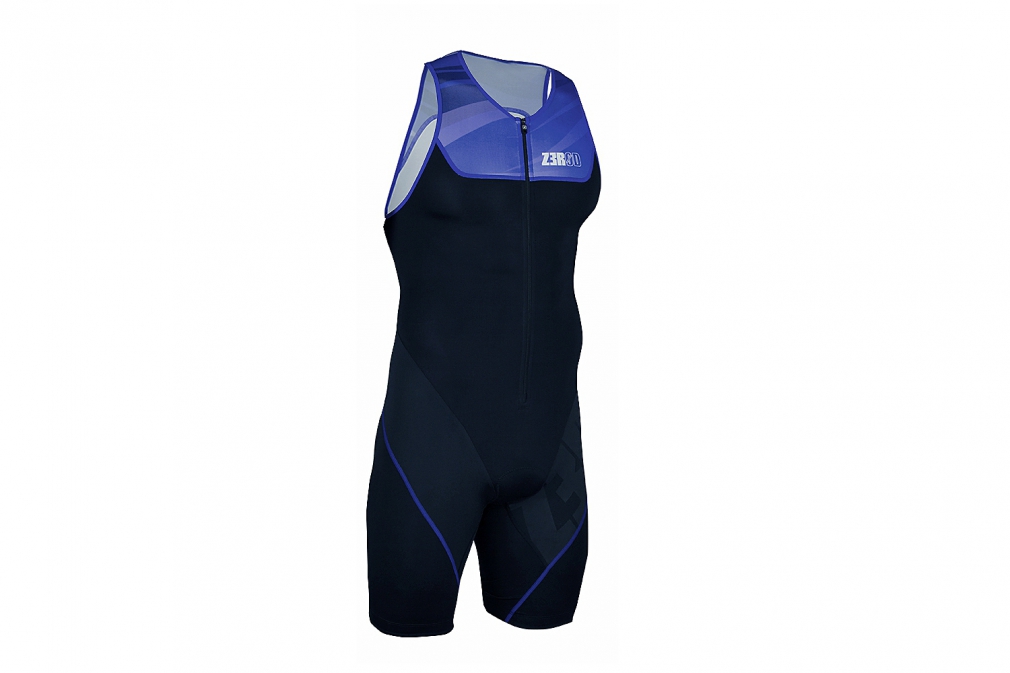 Стартовый комбинезон Zerod START TRISUIT FRONT ZIP blk/blu