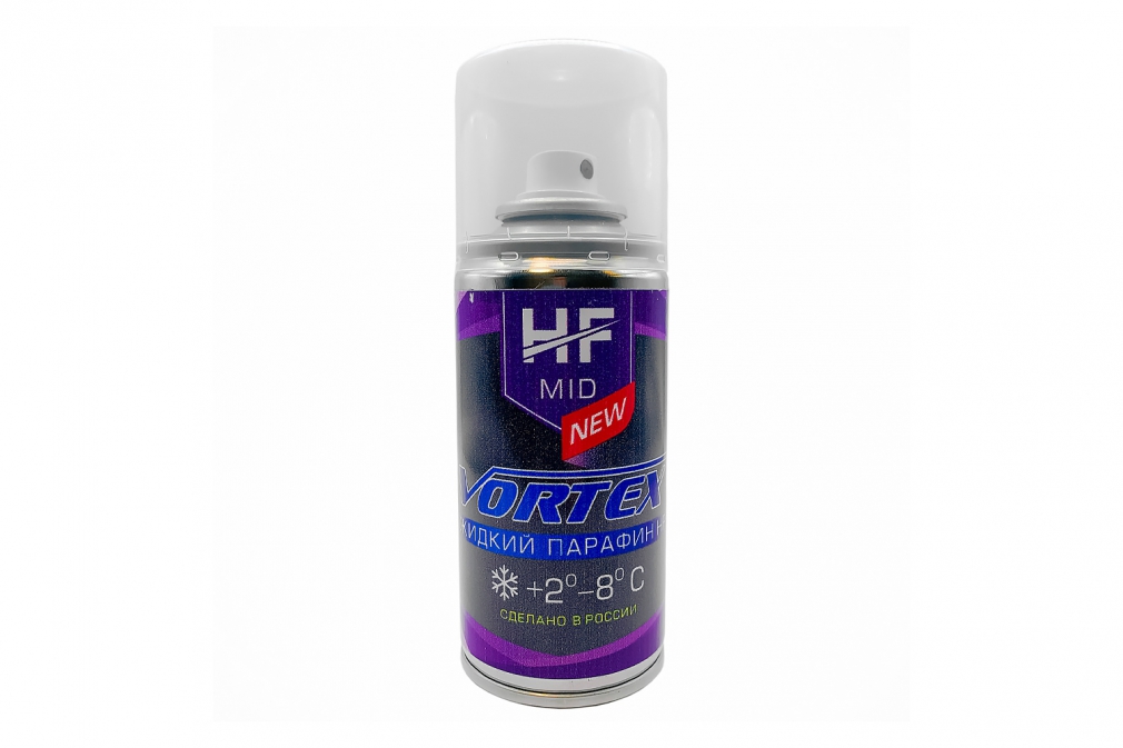 Парафин-спрей лыжный VORTEX HF MID (+2...-8C)
