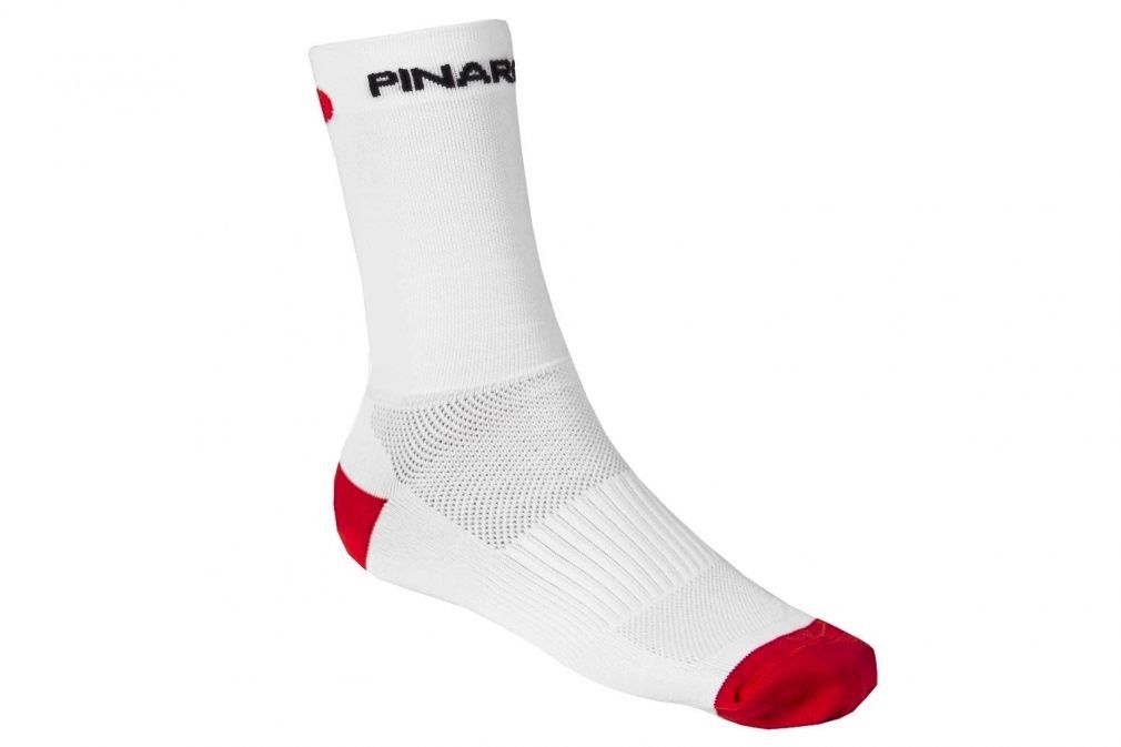 Велоноски Pinarello FRC SOCKS (белые/красные)