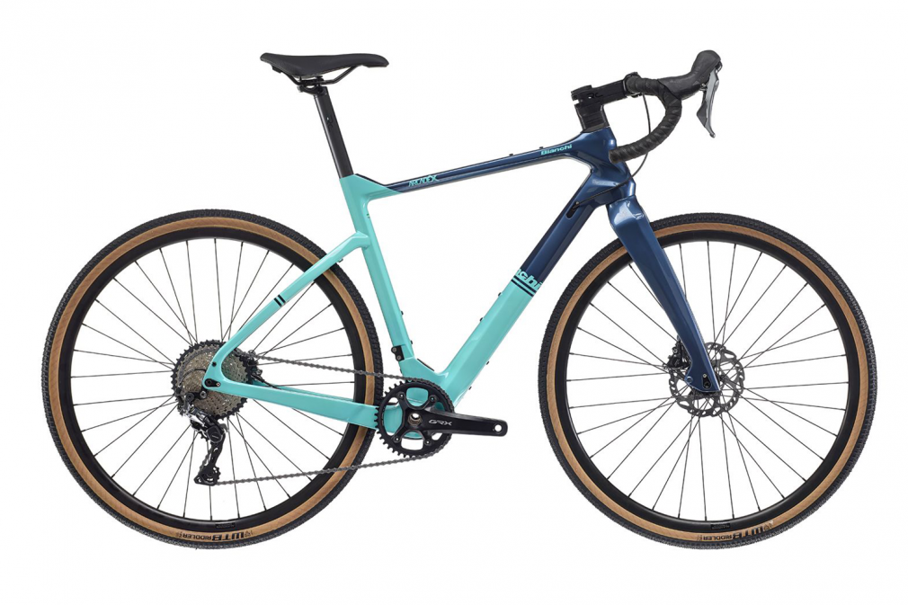 Гравел-байк Bianchi ARCADEX (celeste-blue) Shimano GRX815 DI2 1X11s AlexRims GD24 disc (2023)