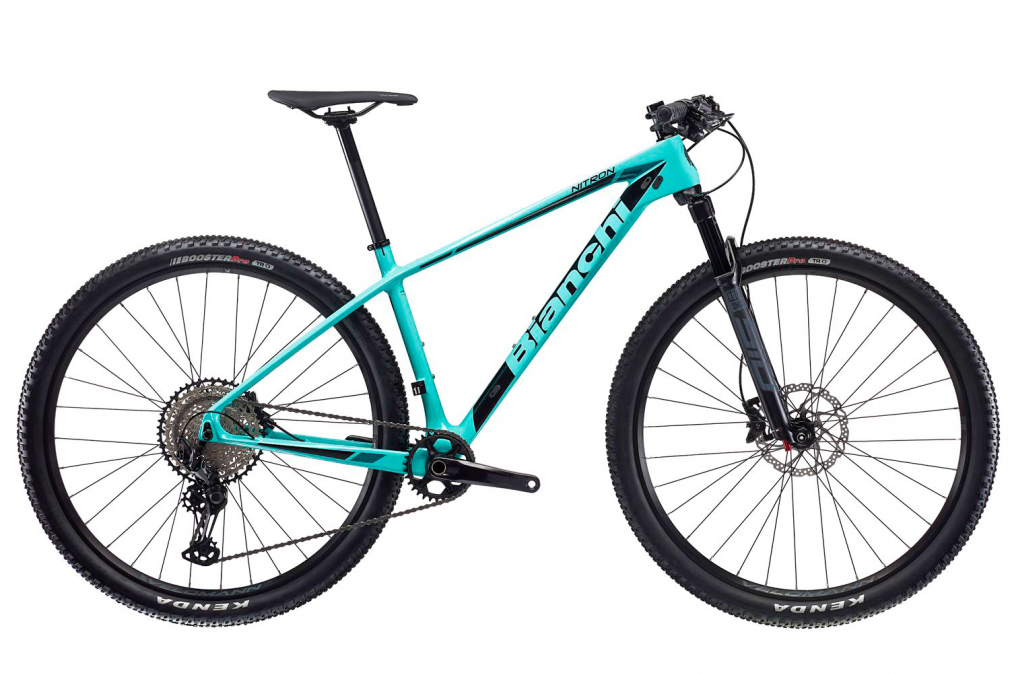 Горный велосипед Bianchi NITRON 9.2 (Celeste) SHIMANO XT-SLX 1X12S VELOMANN KOM light i25 29