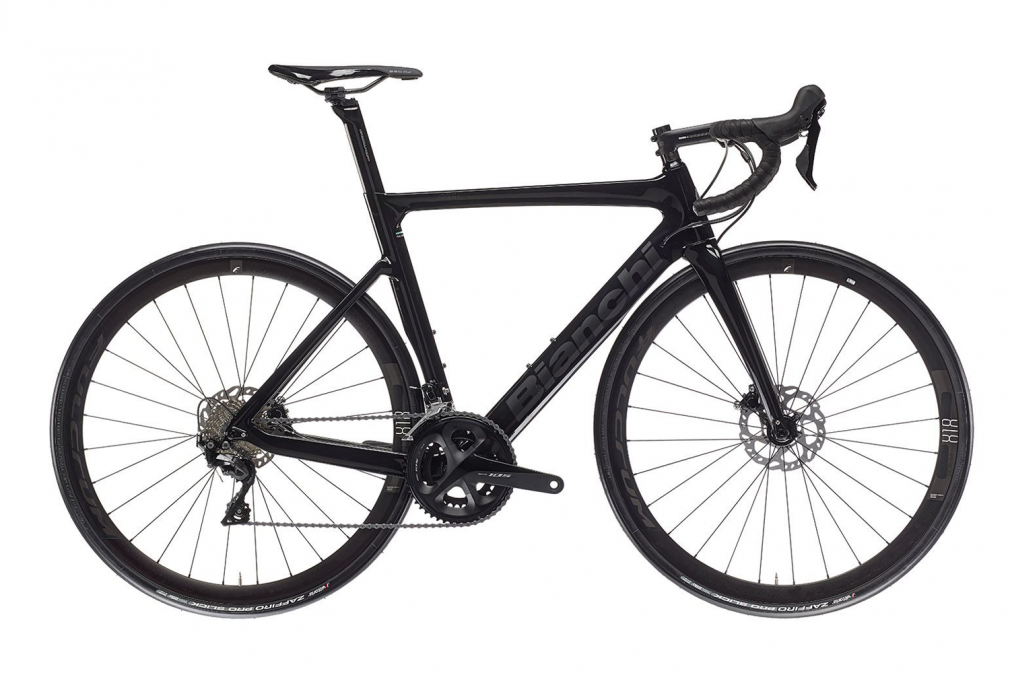 Шоссейный велосипед Bianchi ARIA DISC (Black) Shimano 105 R7000 Fulcrum RACING 818 DB (2021)
