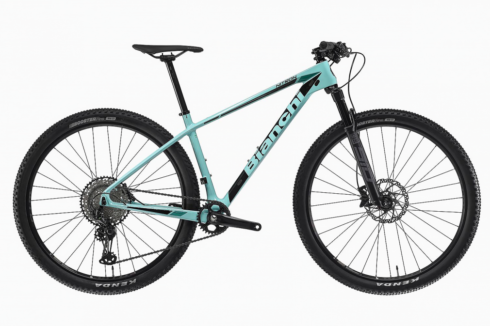 Горный велосипед Bianchi NITRON 9.4 (Celeste-Black) Shimano XT-DEORE 1X12S Velomann KOM light i25 29