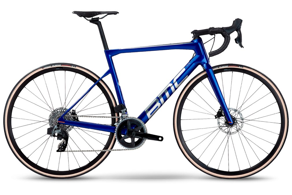 BMC TEAMMACHINE SLR FOUR (синий/серебристый) SRAM RIVAL ETAP AXS 12s BMC XRD-522 (2022)