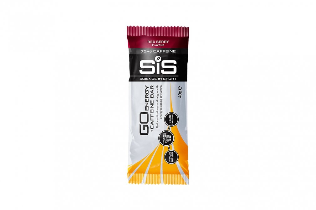 Спортивное питание SiS GO ENERGY+CAFFEINE BAR (ягоды)