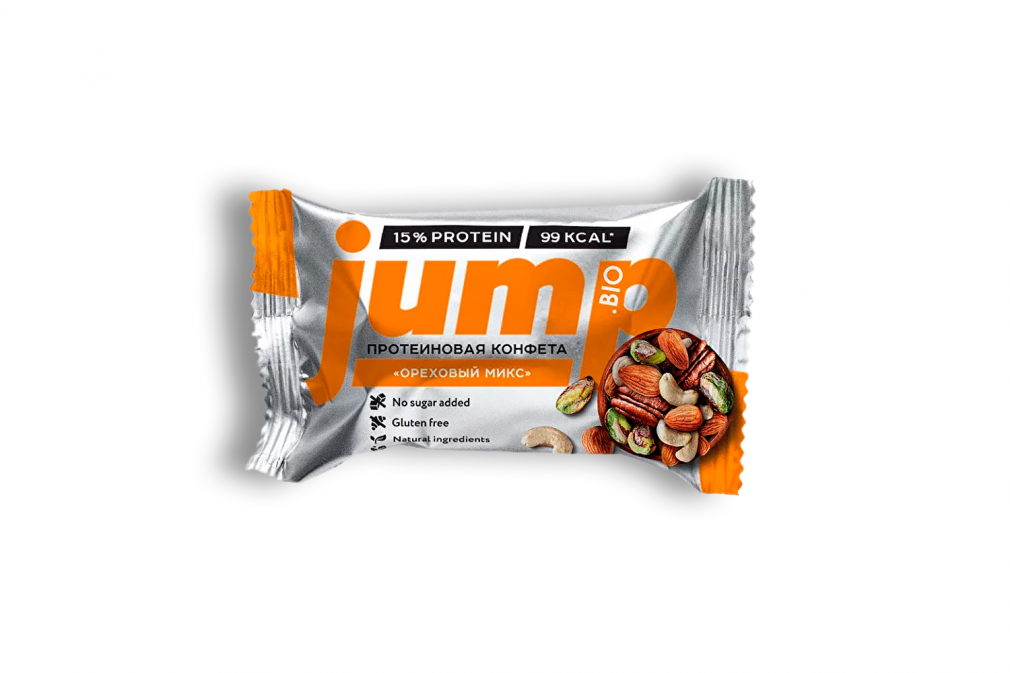 Протеиновая конфета JUMP PROTEIN (ореховый микс)