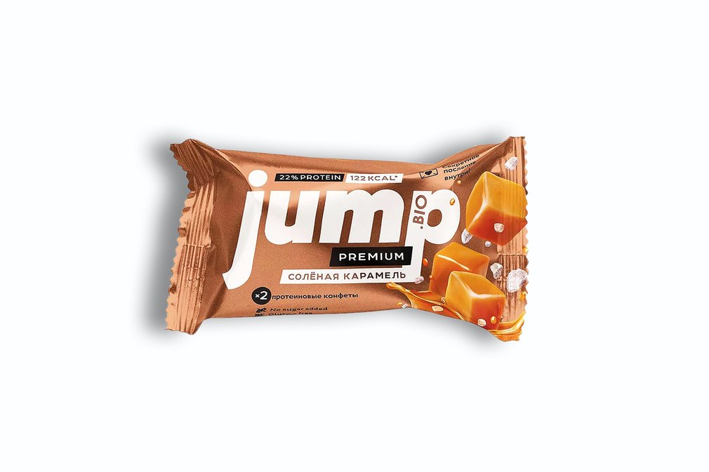 Протеиновая конфета JUMP PREMIUM (солёная карамель)
