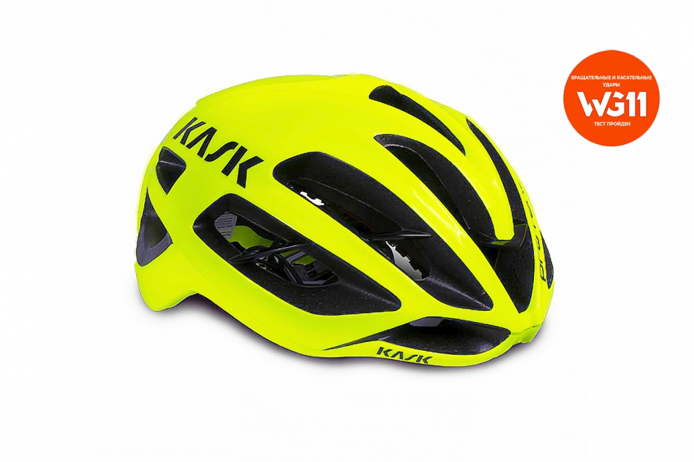 Велошлем Kask PROTONE (жёлтый флуоресцентный)