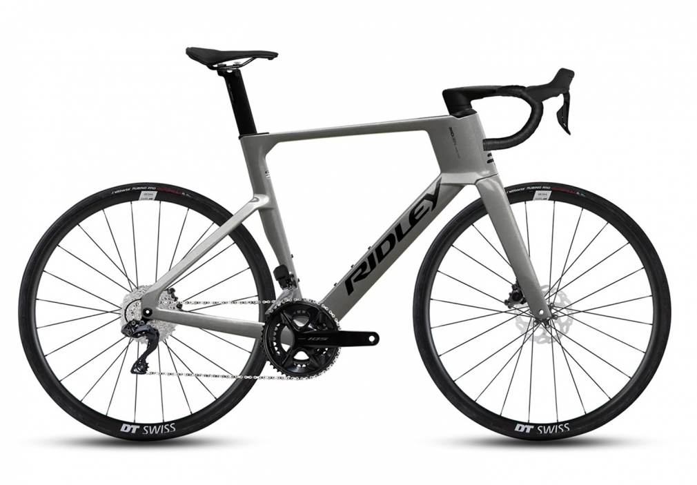 Велосипед Ridley NOAH 105 (серый) Shimano 105 DI2 DT Swiss E1800 Spline