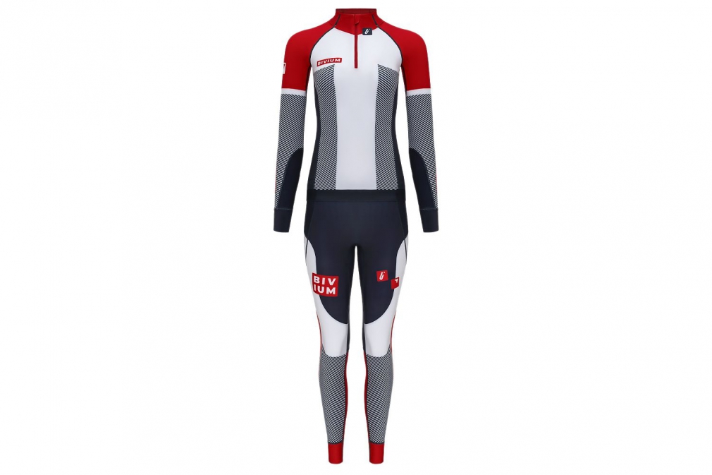 Лыжный костюм BIVIUM ЭНЕРГИЯ 3.0 (женский, белый/серый)