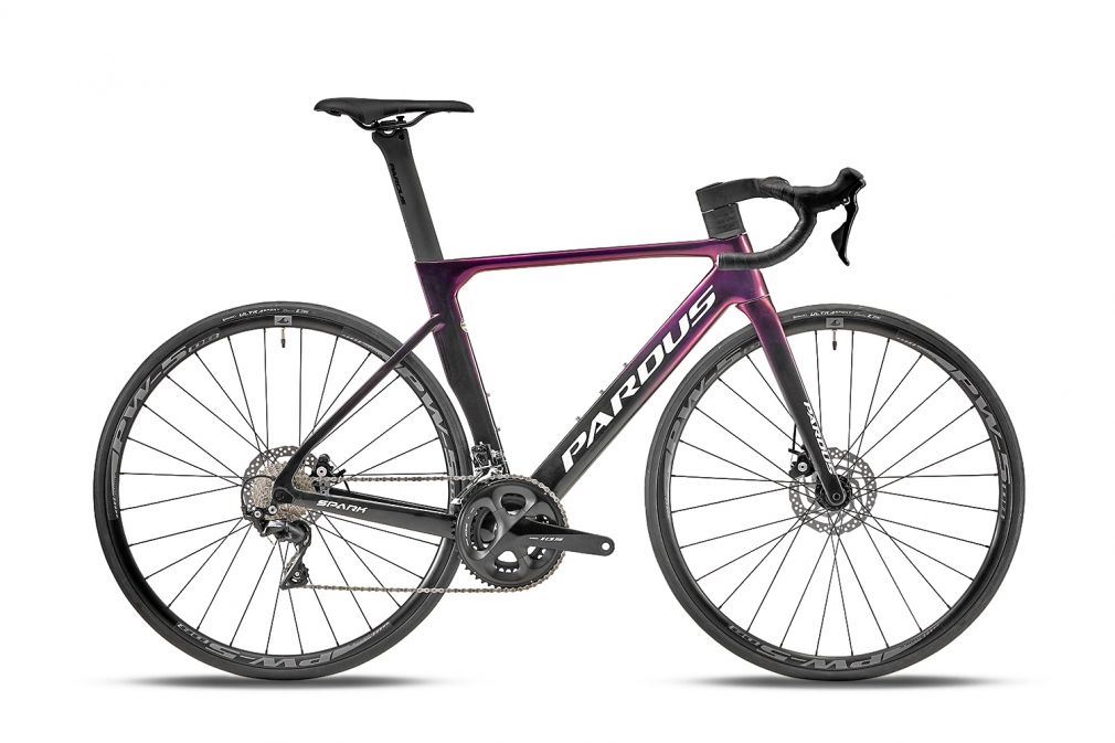 Велосипед PARDUS SPARK RS DISC 105 (пурпурный) SHIMANO 105 R7000 PARDUS PW5 DB (2023)