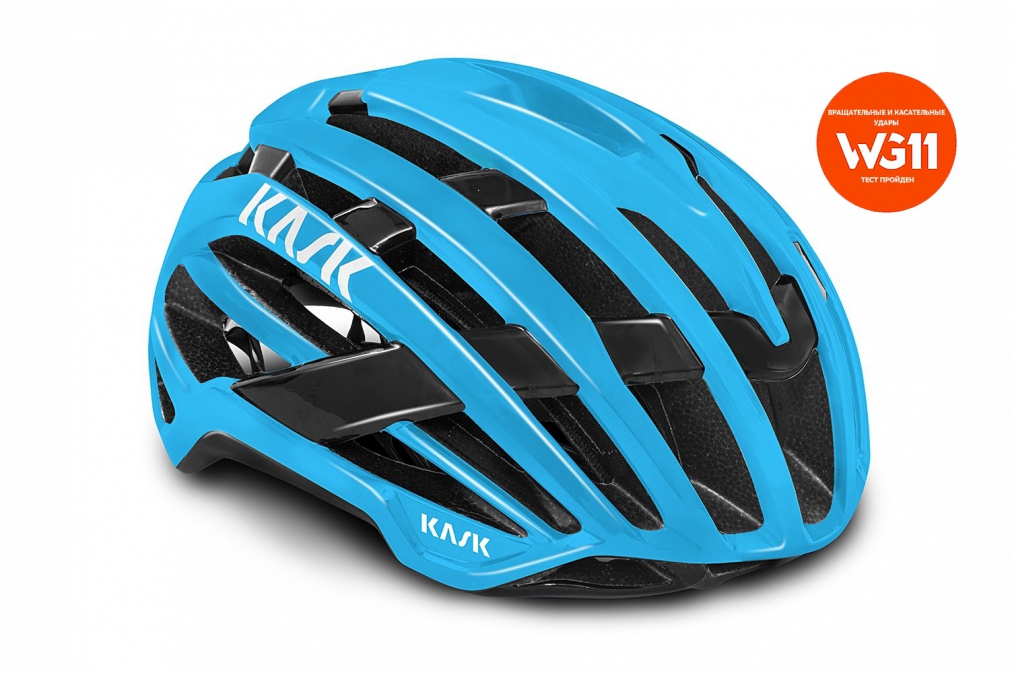 Велошлем KASK VALEGRO (голубой)