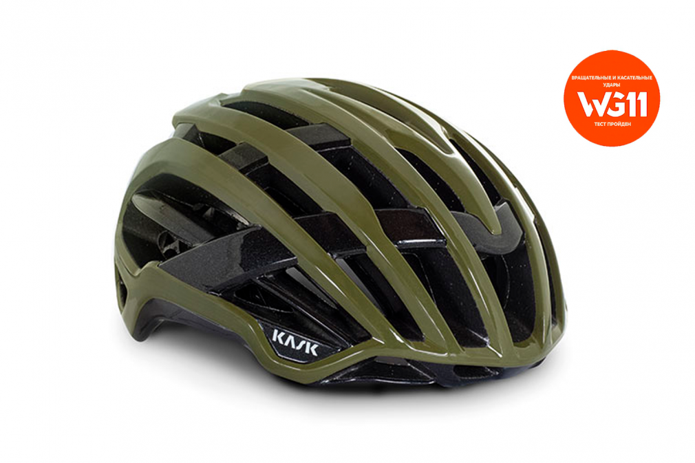 Велошлем KASK VALEGRO (оливковый зелёный)