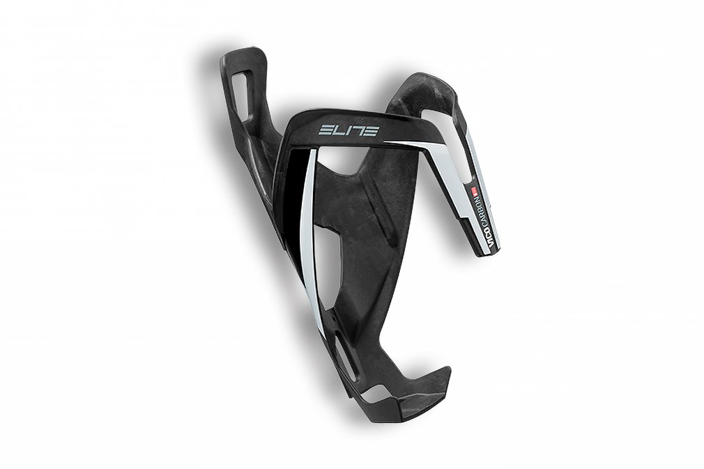 Флягодержатель Elite VICO CARBON (чёрный матовый/белый)