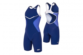 Стартовый комбинезон Zerod RACER TRISUIT WOMAN blu/wht