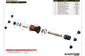 Заглушка-концевик Easton END CAP M1-21 NDS 142X12