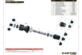 Ось для ступицы Easton AXLE X4 REAR