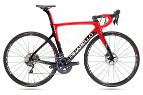 Шоссейный велосипед Pinarello PRINCE DISK black/red Shimano ULTEGRA R8020 Fulcrum RACING 500 DB (2020)