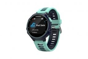 Спортивные часы Garmin FORERUNNER 735XT HRM TRI SWIM (аквамарин)